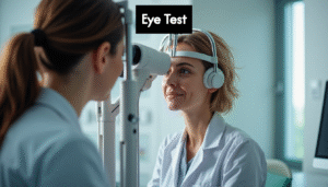 an optometrist tests a patient s eyes. I 2Qi9Kh6ZYvA4QFx8W9e