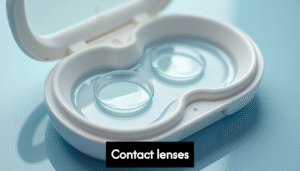 close up image of contact lenses in a storage case with solution. SqmDQwpBJAloF76Z4YQ8H