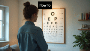 person looking at an eye chart at home rzoAH9wesFTgFJw 42F9L
