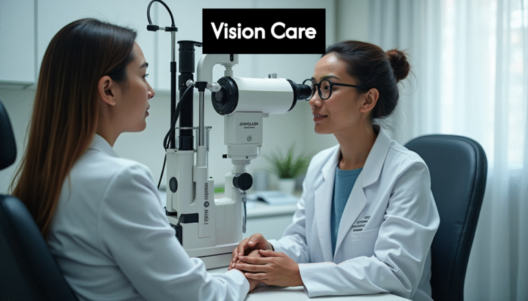 optician examining a patient s eye during an exam. tCryGDHUnOS4xDw8iydoa