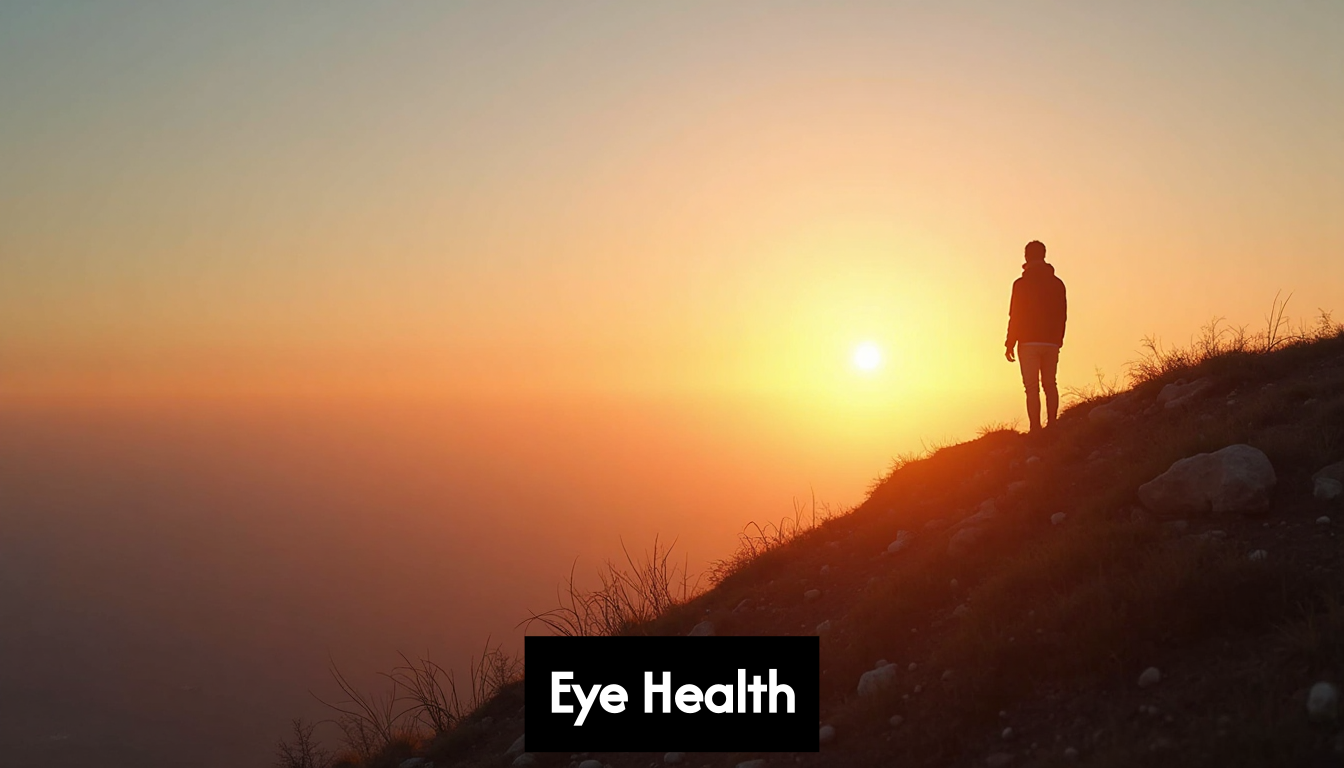 person looking at sunset over landscape. r5sTd9dV HQWZhOQ8C0hk