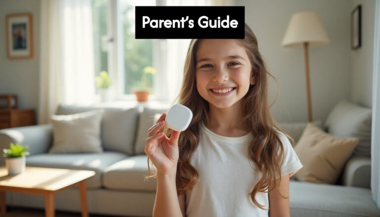 smiling pre teen girl holding contact lens case FeSEl1VkgBbT xMP3Fp2B